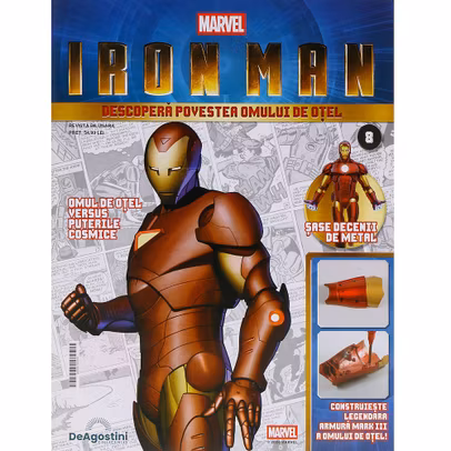 Macheta Iron Man Mark III Nr 8 DeAgostini antebrat drept partea 2