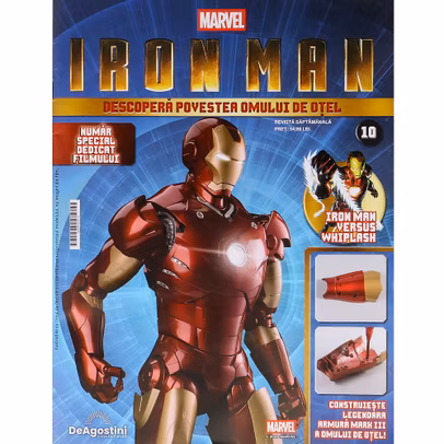 Macheta Iron Man Mark III Nr 9 DeAgostini armura antebrat drept