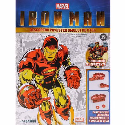 Macheta Iron Man Mark III Nr 15 DeAgostini articulatie brat stang