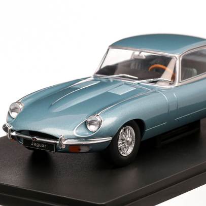 Jaguar E-Type 1974, macheta auto scara 1:24, bleu, White Box-1