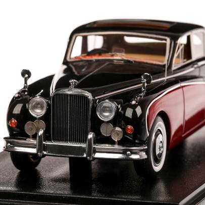 Jaguar MK VIII 1955, macheta auto, scara 1:43, visiniu cu negru, Neo
