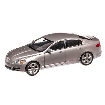 Jaguar XF 2011, macheta auto, scara 1:24, argintiu, Welly