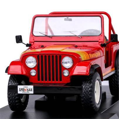 Jeep CJ-7 Renegade 1986, macheta auto scara 1:18,  rosu, MCG