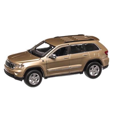 Jeep Grand Cherokee Laredo 2005, macheta auto, scara 1:24, bej metalizat, window box, Maisto