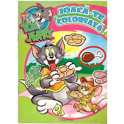 Joaca-te si coloreaza Tom si Jerry