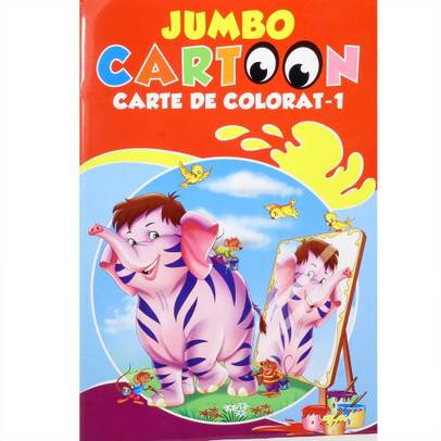 Jumbo cartoon - Carte de colorat nr. 1