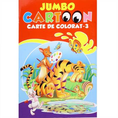 Jumbo cartoon - Carte de colorat nr. 3