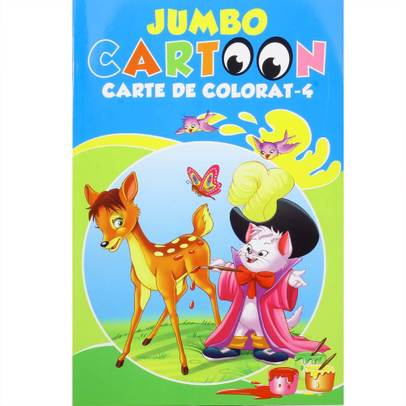 Jumbo cartoon - Carte de colorat nr. 4