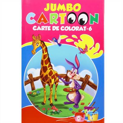 Jumbo cartoon - Carte de colorat nr. 6