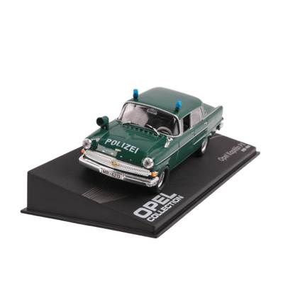 Opel Kapitan PII Polizei 1963, macheta auto scara 1:43, verde, Magazine Models