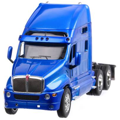 Kenworth T2000 2010, macheta cap tractor, scara 1:32, albastru, Welly