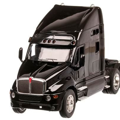 Kenworth T2000 2010, macheta cap tractor, scara 1:32, negru, Welly