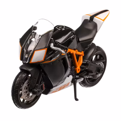 KTM 1190 RC8 R 2013, macheta motocicleta, scara 1:18, negru, Bburago-2