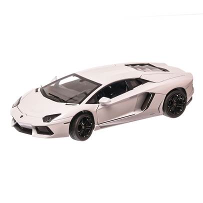 Lamborghini Aventador SV 2015, macheta auto scara 1:18, alb, window box, Rastar