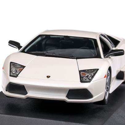 Lamborghini Murcielago LP 640 2007, macheta auto, scara 1:18, alb metalizat, Maisto