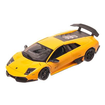Lamborghini Murcielago LP670-4 2010, macheta auto scara 1:24, galben, Rastar