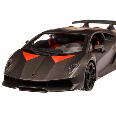 Lamborghini Sesto Elemento 2010, macheta auto scara 1:24, gri mat, Bburago