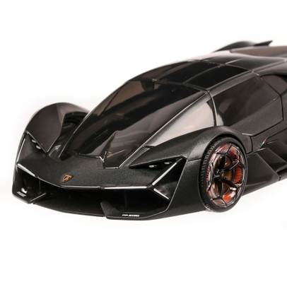 Lamborghini TERZO MILLENNIO 2019, macheta auto, scara 1:24, gri, Bburago