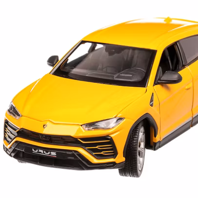 Macheta suv Lamborghini Urus 2018, scara 1:24, galben, Welly