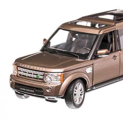 Land Rover Discovery 4 2017 , macheta auto, scara 1:24, maro metalizat, Welly-5
