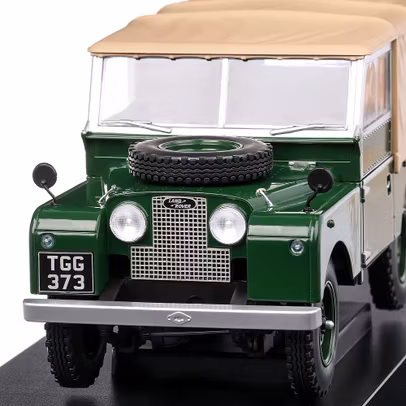 Land Rover series I 1957, macheta suv, scara 1:18, verde, MCG