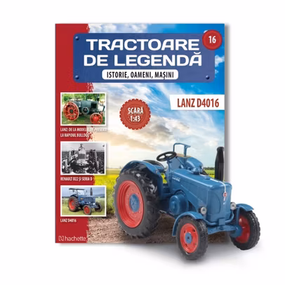 Lanz D4016 Germania macheta tractor 1:43 Hachette Tractoare de legenda nr 16
