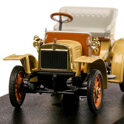 Laurin & Clement Voiturette, macheta  auto, scara 1:43, bej, Abrex