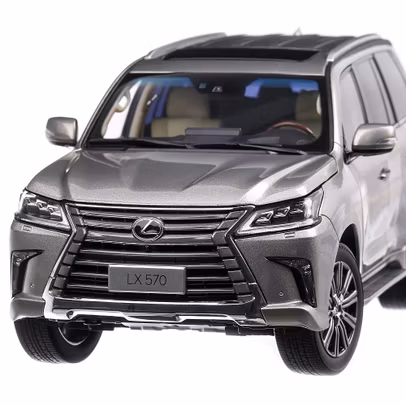 Lexus LX570 2015, macheta auto scara 1:18, gri, Kyosho