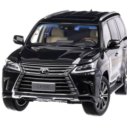 Lexus LX570 2015, macheta auto scara 1:18, negru, Kyosho