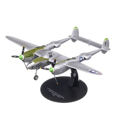 Lockheed P-38J Lightning Richard Ira Bong 1944, macheta avion scara 1:72, gri, Atlas
