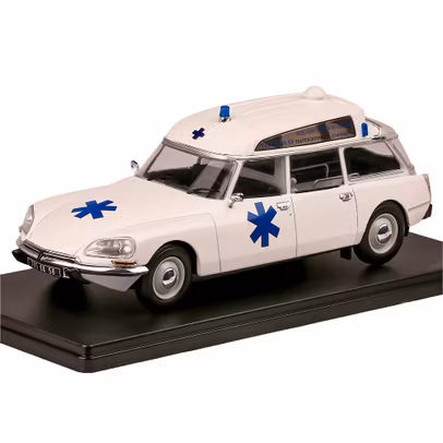 Macheta ambulanta Citroen DS20 Break 1974 alb 1:24