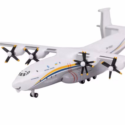 Macheta avion Antonov AN-22 Antei UR-09307 - Scara 1:500 - Antonov Airlines - Herpa Wings