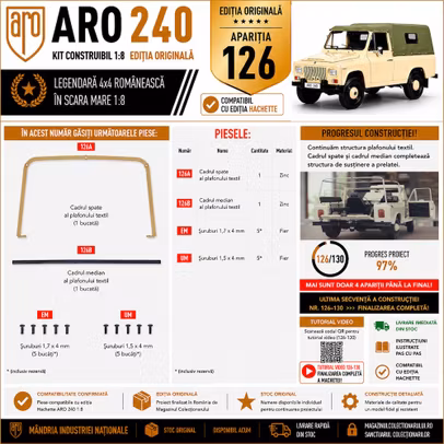 Macheta ARO 240 Nr.126 - Editia Originala - 1:8