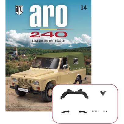Macheta ARO 240 kit construibil 1:8 Hachette ed.2025 nr. 14