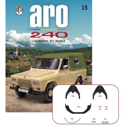 Macheta ARO 240 kit construibil 1:8 Hachette ed.2025 nr. 15