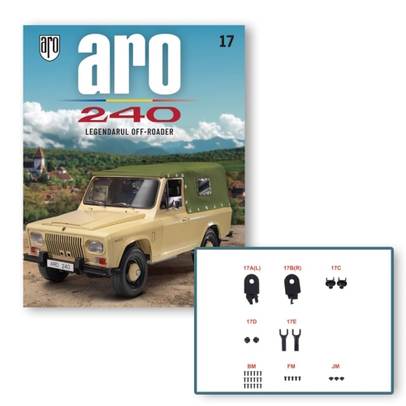 Macheta ARO 240 kit construibil 1:8 Hachette ed.2025 nr. 17