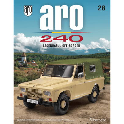 Macheta ARO 240 nr.28 – kit suspensie și panou motor dreapta – Hachette 1:8 - revista