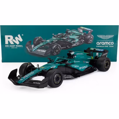 Macheta Aston Martin AMR24 Fernando Alonso #14 2024 1:18 RE-EL TOYS