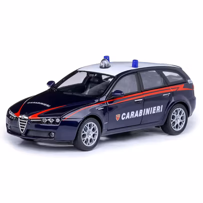 Macheta auto Alfa Romeo 159 Sport Wagon Carabinieri 2006 1:24