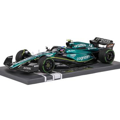 Macheta auto Aston Martin AMR23 F1 #14 Fernando Alonso 2023 1:18 Minichamps