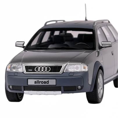 Macheta auto Audi A6 Allroad Quattro 2000 1:18  gri