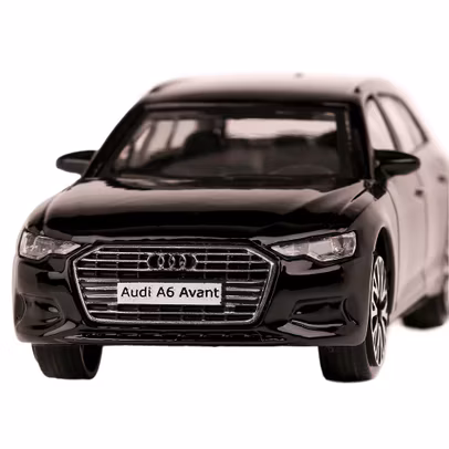 Macheta auto Audi A6 Avant 2018 negru 1:43