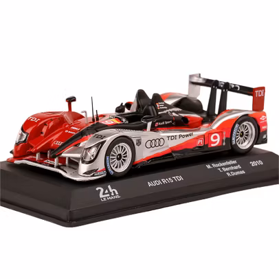 Macheta auto Audi R15 TDI Plus 5.5L Turbo V10 Diesel  No.9 2010 Le Mans 24h Winner 1-43 - Resigilat