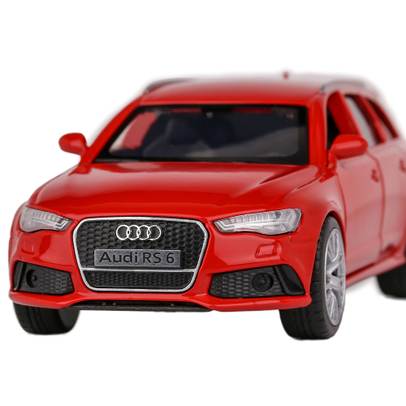 Macheta auto Audi RS6 2017 scara 1:36 rosu