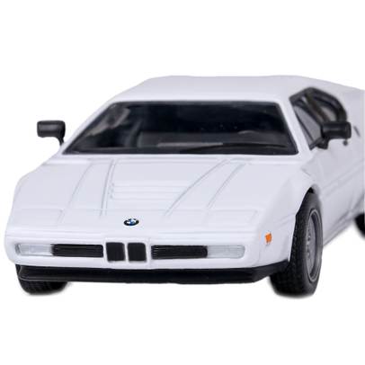 Macheta auto BMW 1 Series scara 1:43 alb Magazine Models