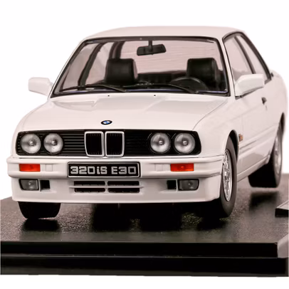 Macheta auto BMW 320iS E30 Italo M3 1989 alb 1:18-2