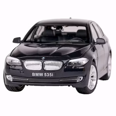 Macheta auto BMW 535i (F10) 2010 negru 1:24 - vedere frontala