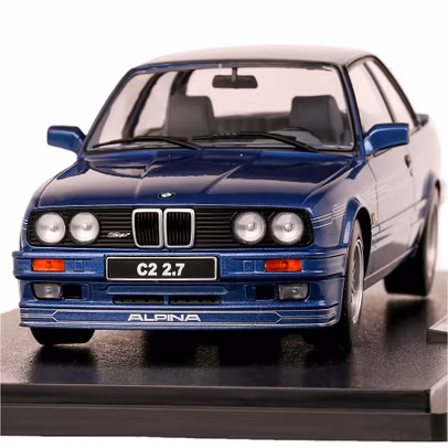 Macheta auto BMW Alpina C2 2.7 E30 1988 albastru 1:18