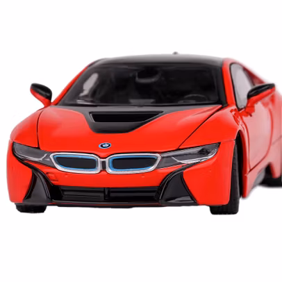 Macheta auto BMW i8 Coupe 2017 scara 1:24 rosu