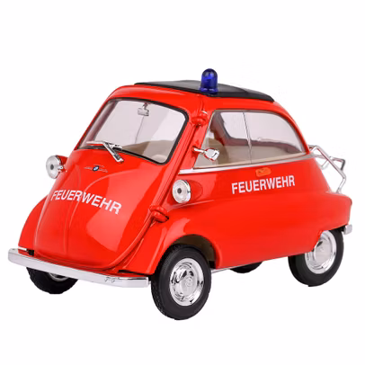 Macheta auto BMW Isetta 250 1961 scara 1:18 pompieri